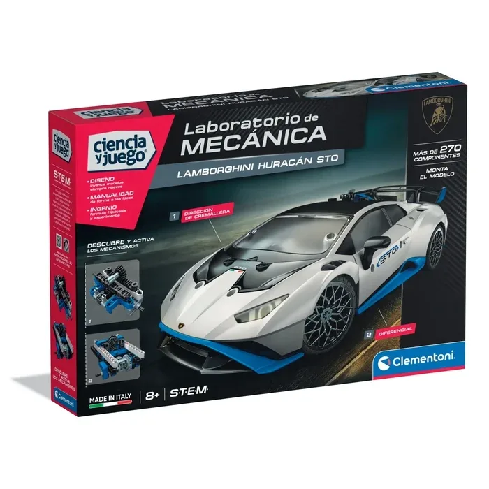 CLEMENTONI LABORATORIO DE MECÁNICA - LAMBORGHINI HURACÁN STO X320 PIEZAS - foto de producto - foto 1