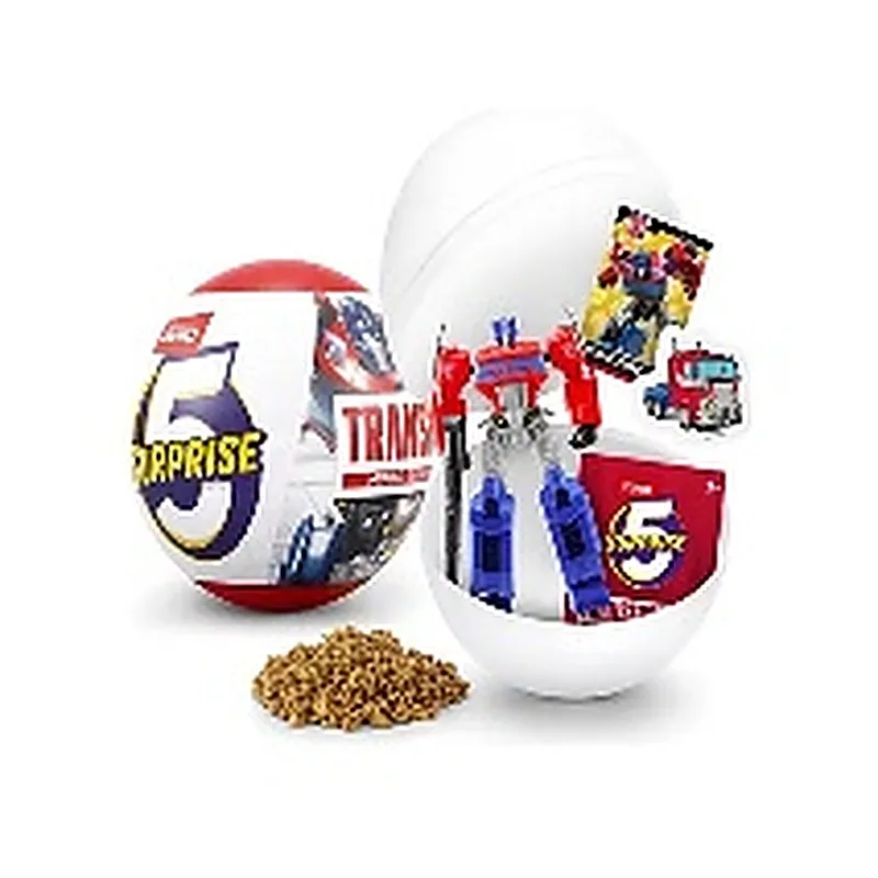 5 SURPRISE CAPSULA SORPRESA VEHICULOS TRANSFORMERS