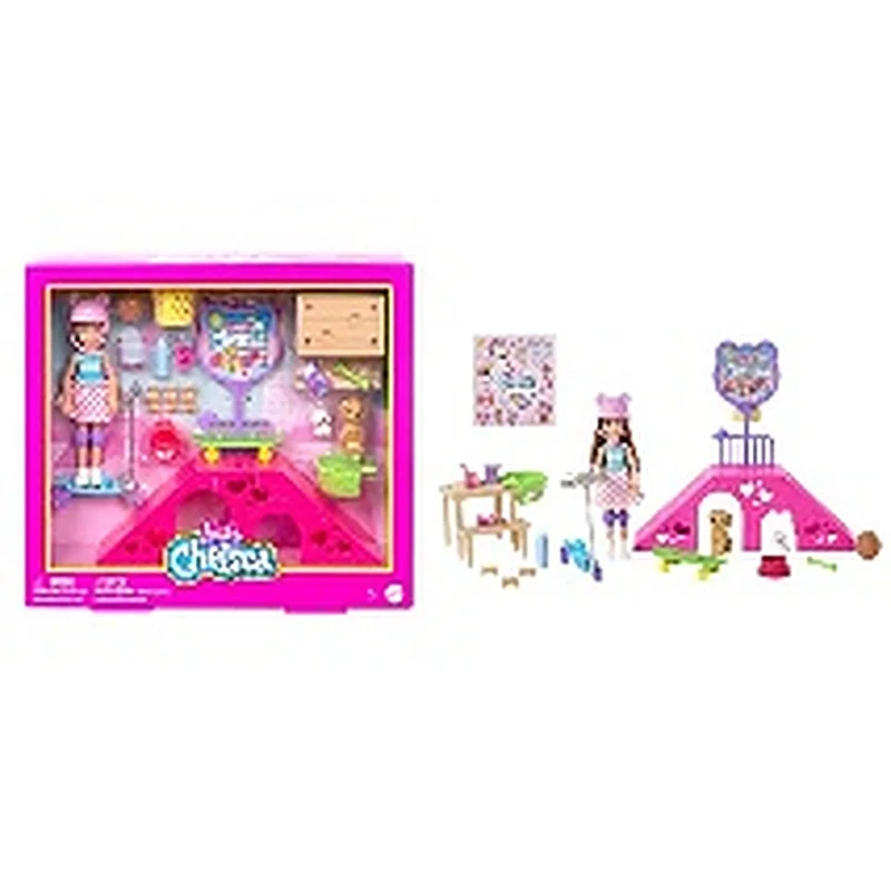 BARBIE CHELSEA SKIPPER PISTA DE PATINAJE