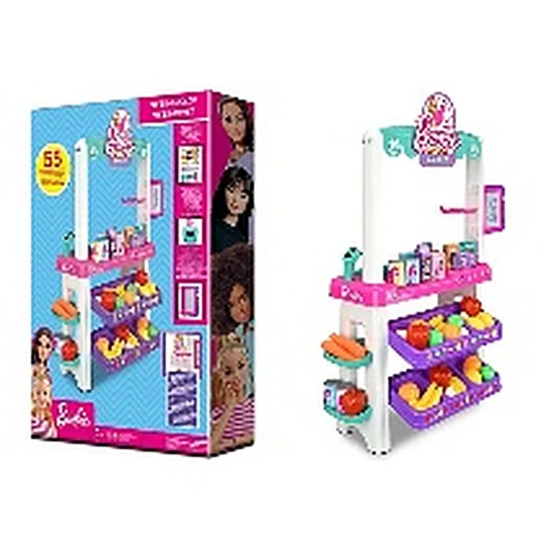 BARBIE SUPERMERCADO CON LUZ Y SONIDO