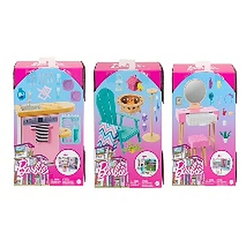 BARBIE SURTIDO MUEBLES DE DECORACION