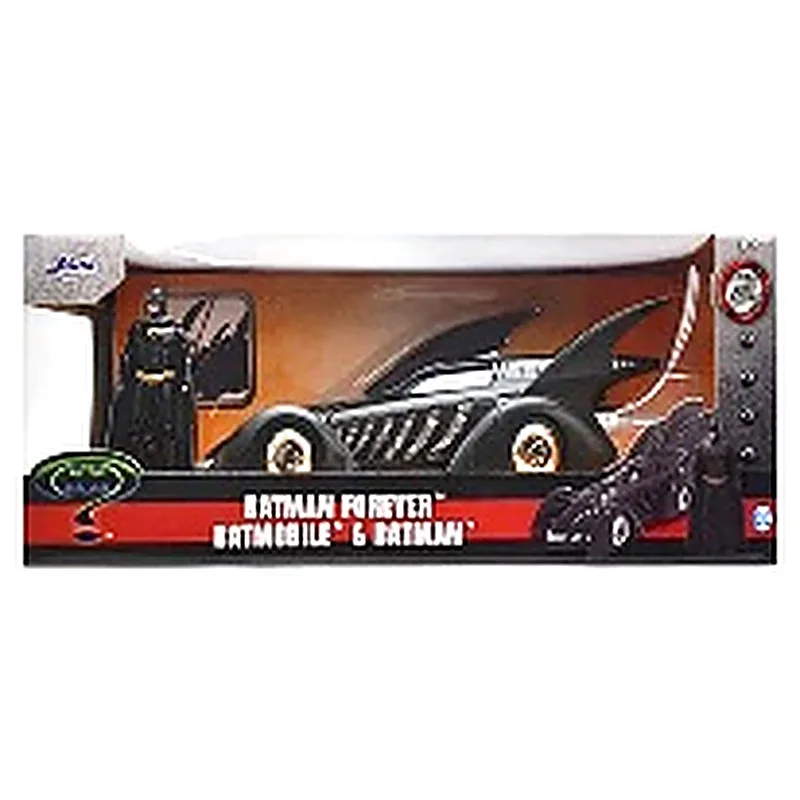 BATMAN BATIMOVIL DIECAST 1995 ESCALA 1:24 CON FIGURA