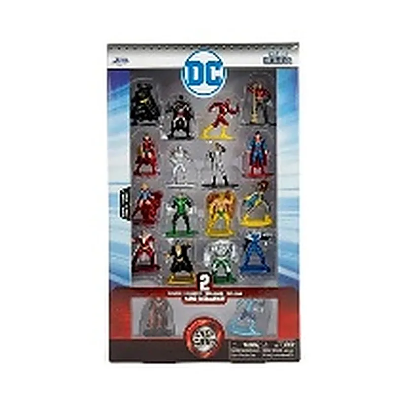 BATMAN SET DE 18 FIGURAS DE METAL 1.65" DC COMICS