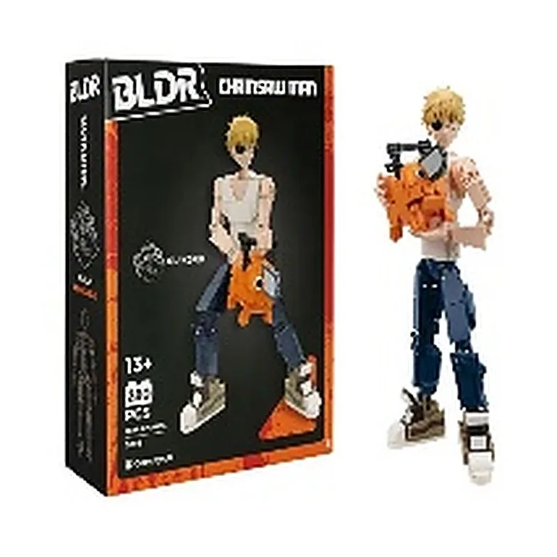 BLDR FIGURA DE ACCION ARMABLE DENJI Y POCHITA 280PZAS