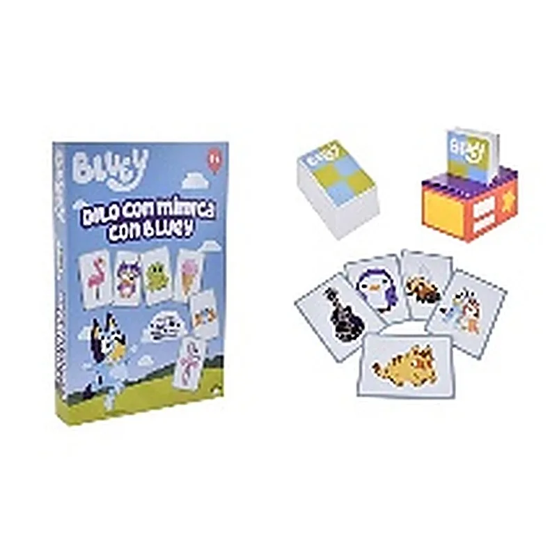 BLUEY JUEGO DE CARTAS ADIVINANZAS