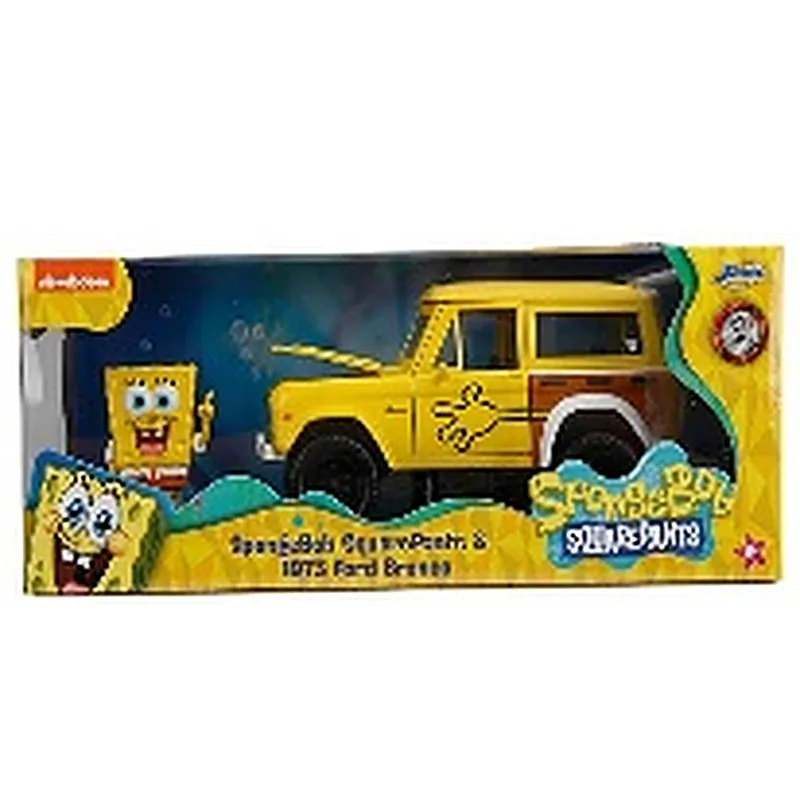 BOB ESPONJA DIECAST FORD BRONCO 1973 ESCALA 1:24 CON FIGURA