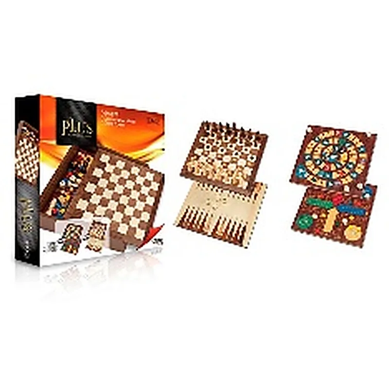CAYRO JUEGO DE MESA 5 EN 1.AJEDREZ,DAMA,PARCHIS,OCA,BACKGAMMON.