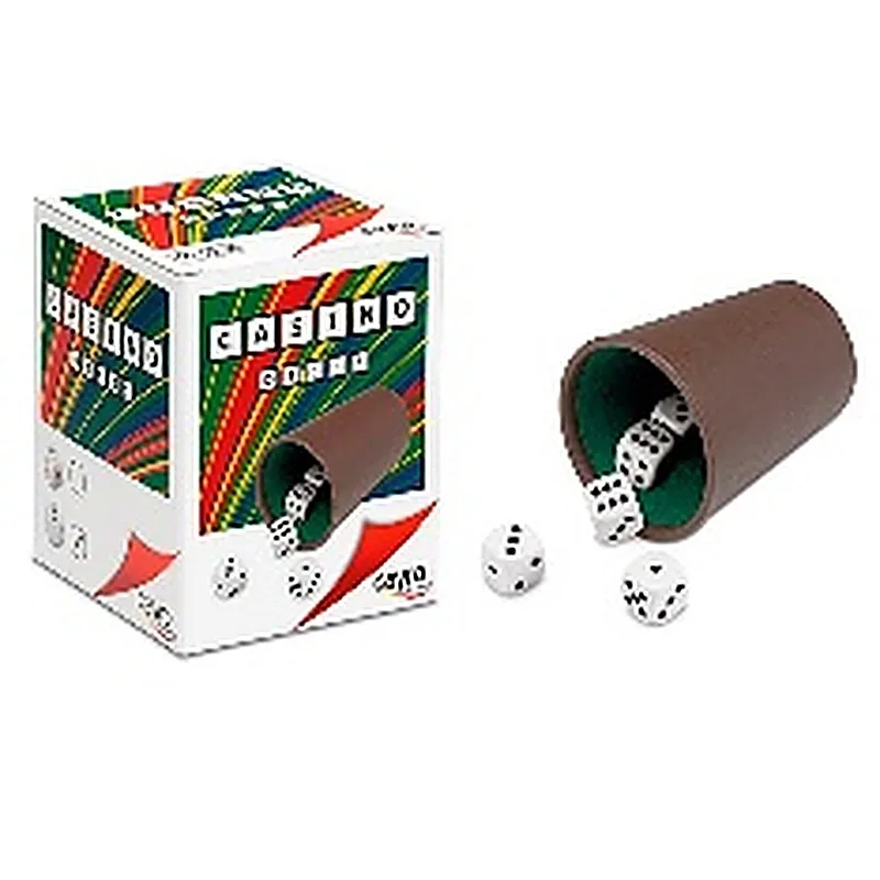 CAYRO JUEGO DE MESA "CUBILETE CON DADOS"