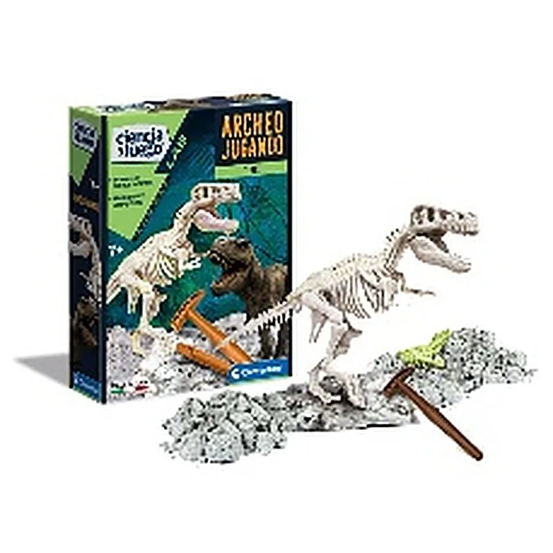 CLEMENTONI ARQUEOJUGANDO T-REX FOSFORESCENTE