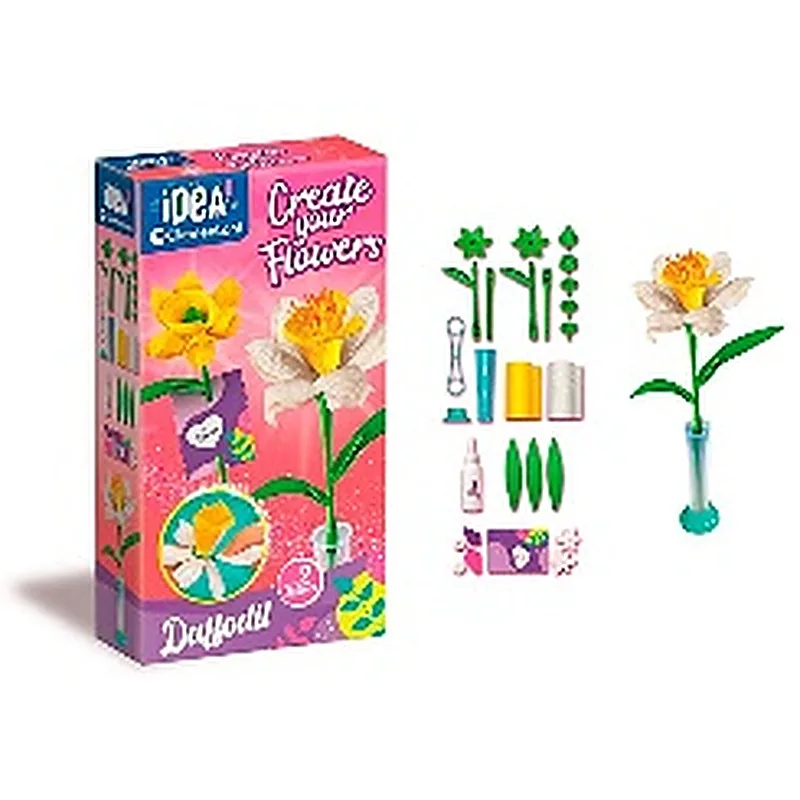 CLEMENTONI CREA TU FLOR, NARCISO CONTIENE 27 PZAS.