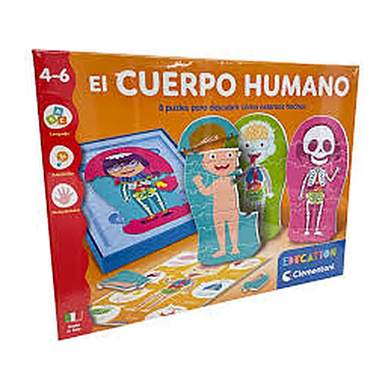 CLEMENTONI EL CUERPO HUMANO ROMPECABEZAS