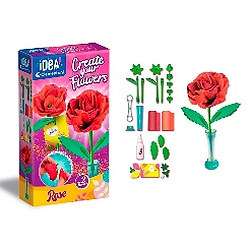 CLEMENTONI KIT PARA ELABORAR TU PROPIA FLOR, CONTIENE 27 PZAS