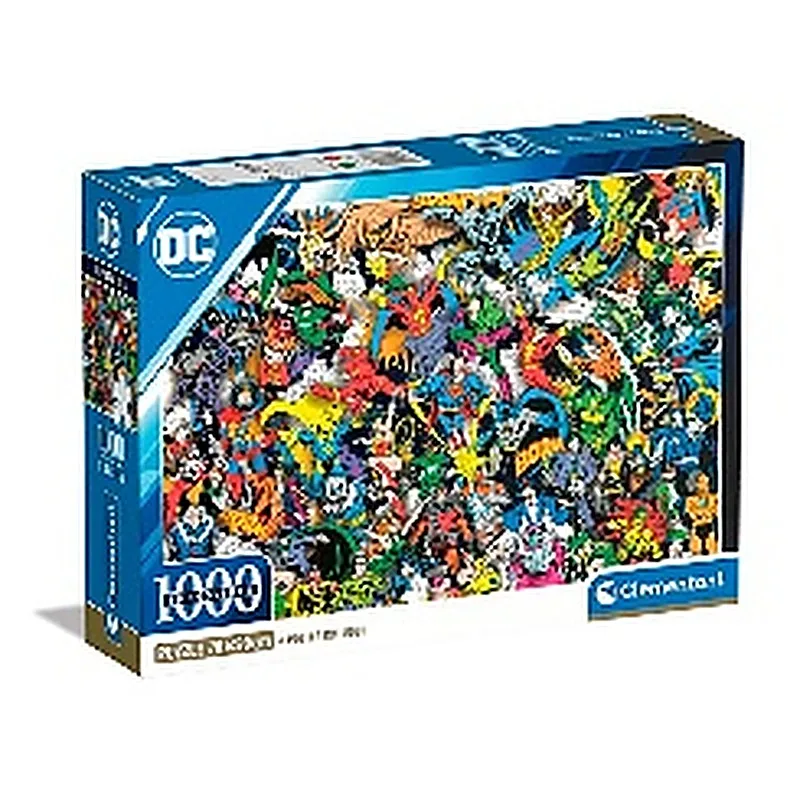 CLEMENTONI ROMPECABEZAS 1000 PZAS. DC COMICS LIGA DE LA JUSTICIA