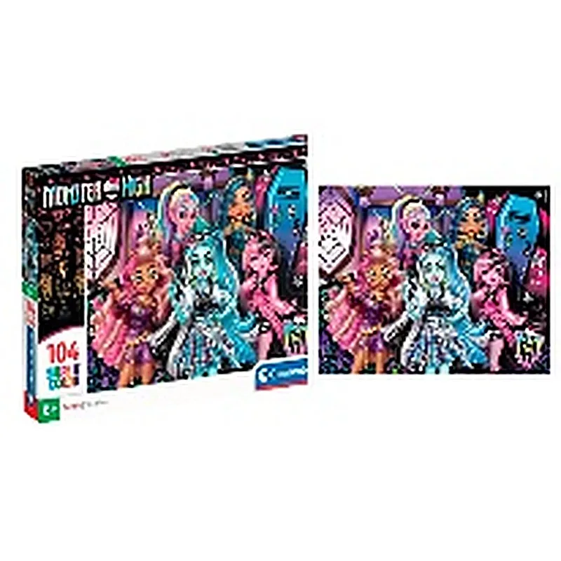 CLEMENTONI ROMPECABEZAS 104 PZAS, MONSTER HIGH