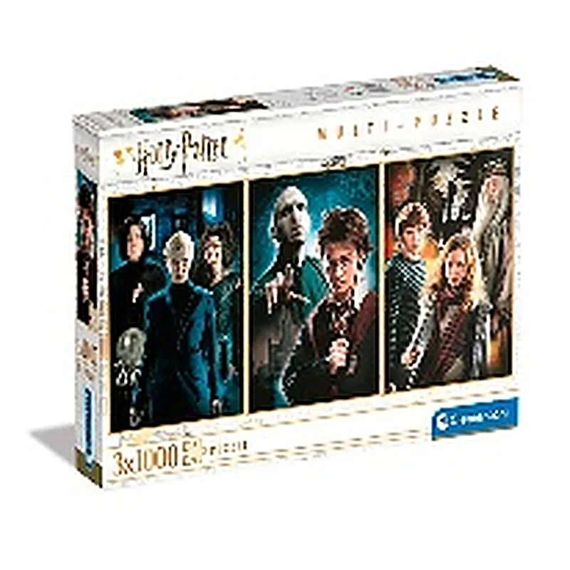 CLEMENTONI ROMPECABEZAS 3  X 1000 PIEZAS, HARRY POTTER 2