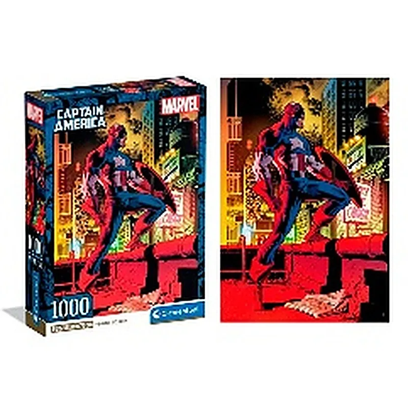 CLEMENTONI ROMPECABEZAS X 1000 PZAS.CAPITAN AMERICA, MARVEL.