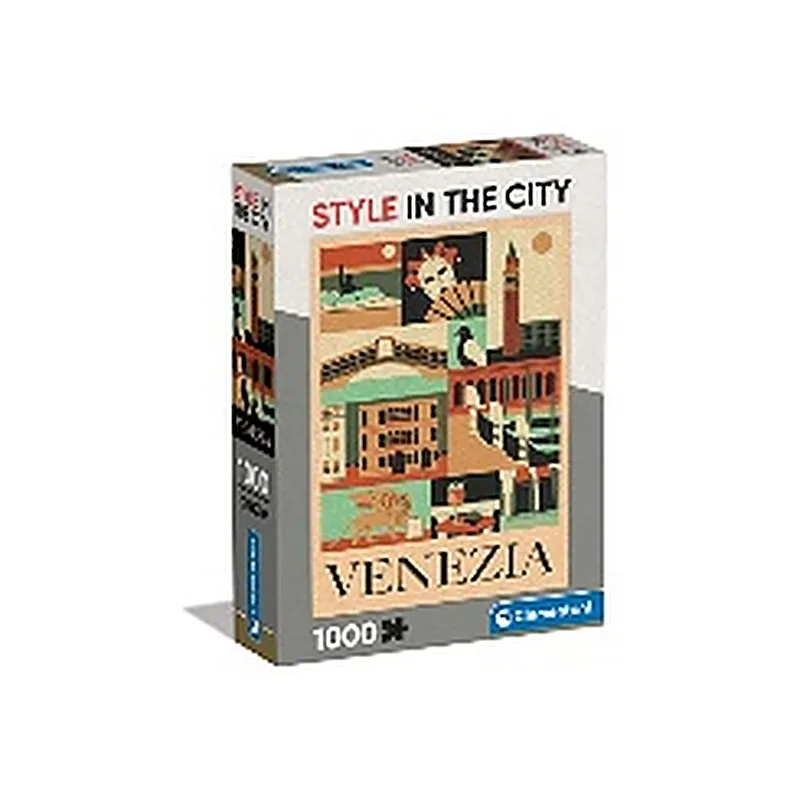 CLEMENTONI ROMPECABEZAS X 1000 PZAS. ESTILO EN LA CIUDAD DE VENECIA.