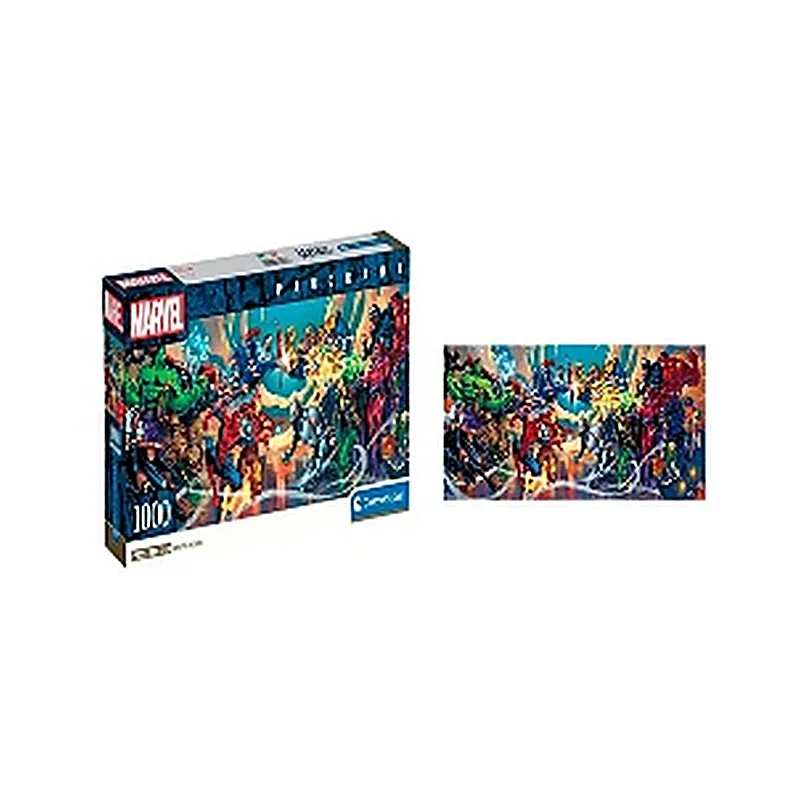 CLEMENTONI ROMPECABEZAS X 1000 PZAS, MARVEL HEROES Y VILLANOS.