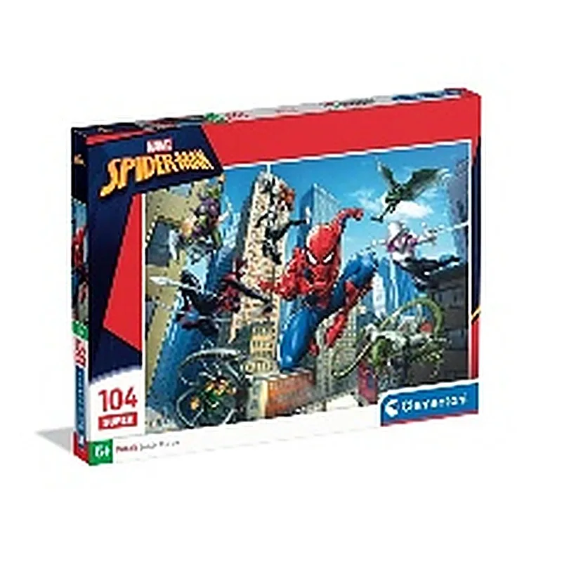 CLEMENTONI ROMPECABEZAS X 104 PZAS. SUPER SPIDER MAN- DISNEY.