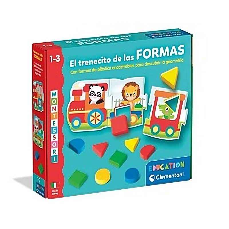 CLEMENTONI ROMPECABEZAS X 33 PZAS. EL TRENCITO DE LAS FORMAS