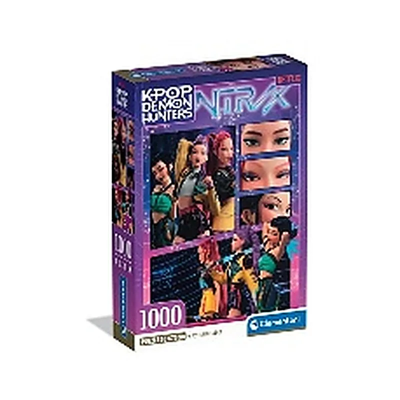 CLEMENTONI ROMPECABEZAS X1000 PIEZAS "KPOP DEMON HUNTERS 2" COMPACT BOX
