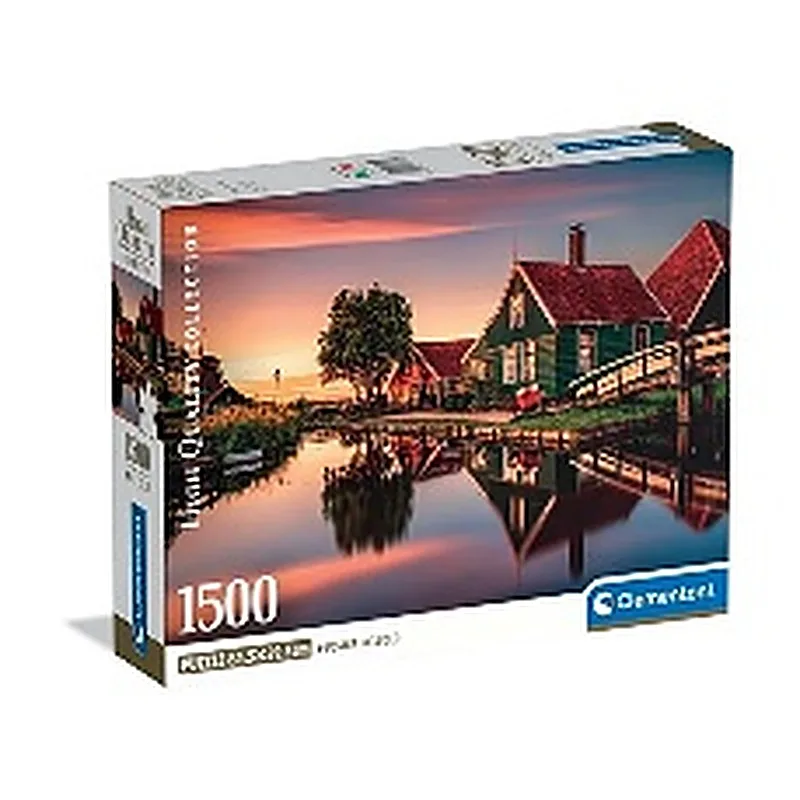 CLEMENTONI ROMPECABEZAS X1500 PIEZAS HQC "ZAANSE SCHANS" - COMPACT BOX