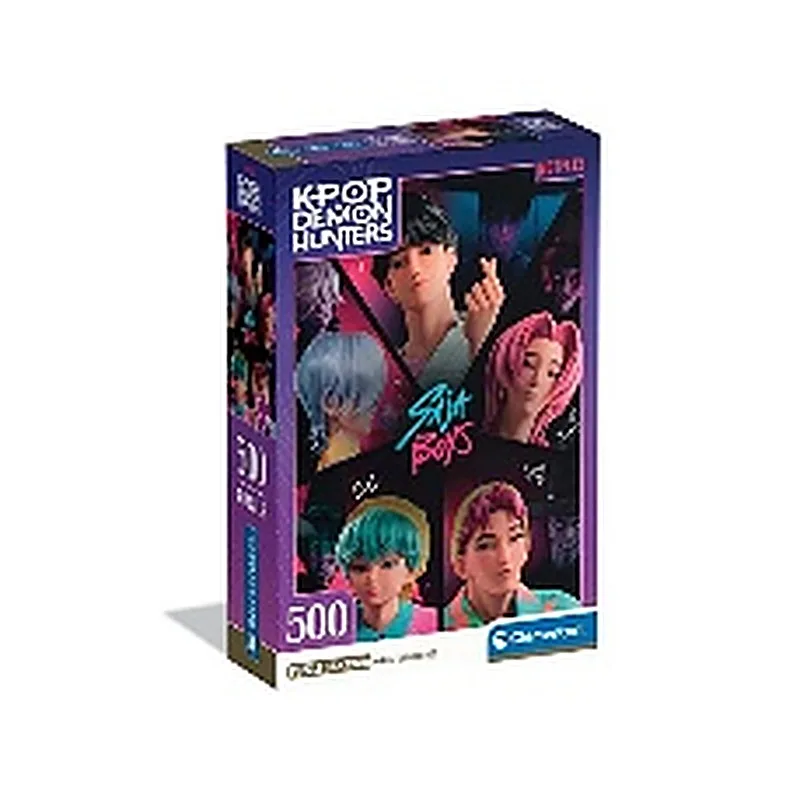 CLEMENTONI ROMPECABEZAS X500 PIEZAS "KPOP DEMON HUNTERS" - COMPACT BOX.