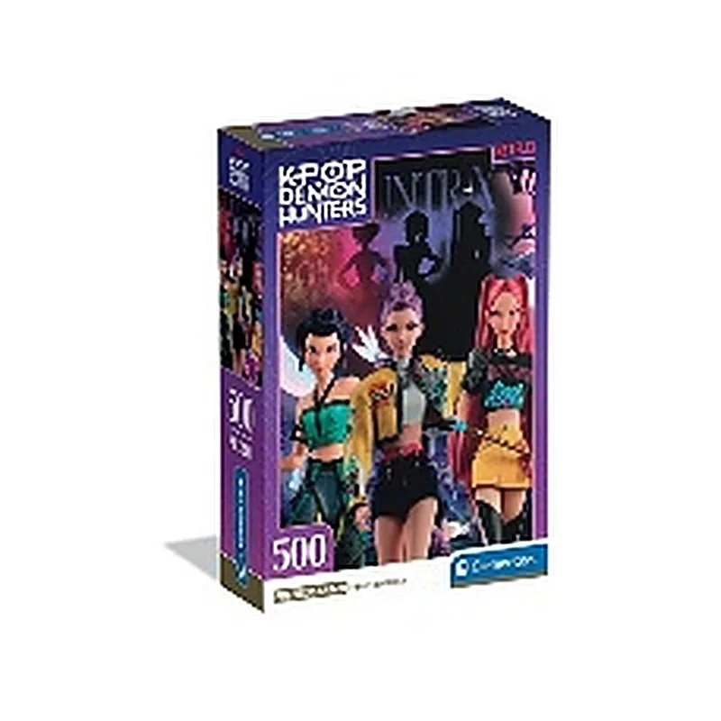 CLEMENTONI ROMPECABEZAS X500 PIEZAS KPOP "DEMON HUNTERS" - COMPACT BOX.