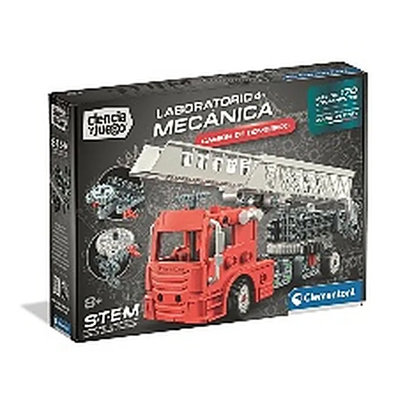 CLEMENTONI SET DE CAMION DE BOMBEROS, CONTIENE MAS DE 170 PIEZAS.