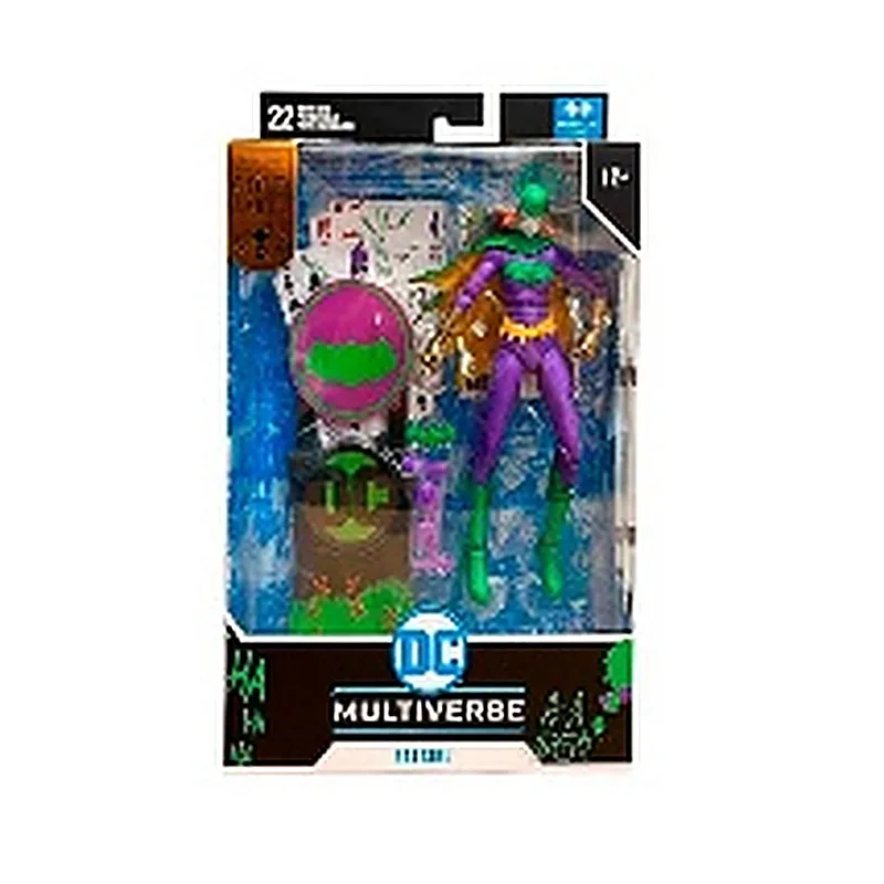 DC COMICS FIGURA DC MULTIVERSE 18 CMS BATGIRL JOKERIZED GOLD LABEL