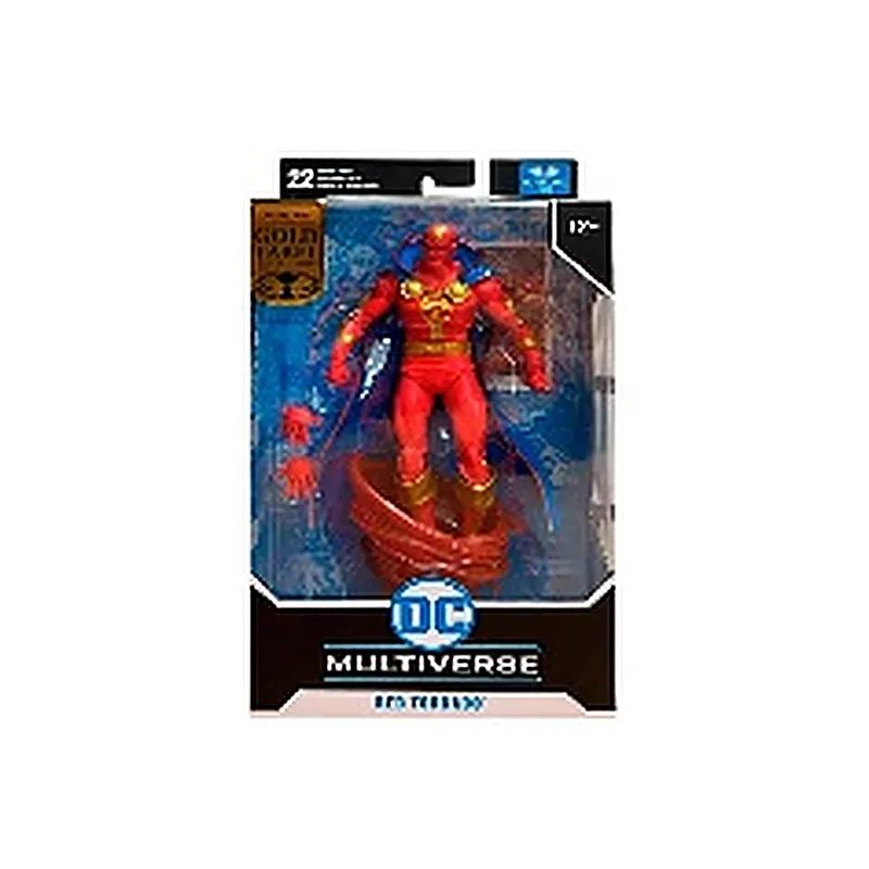 DC COMICS FIGURA DC MULTIVERSE 18 CMS RED TORNADO GOLD LABEL