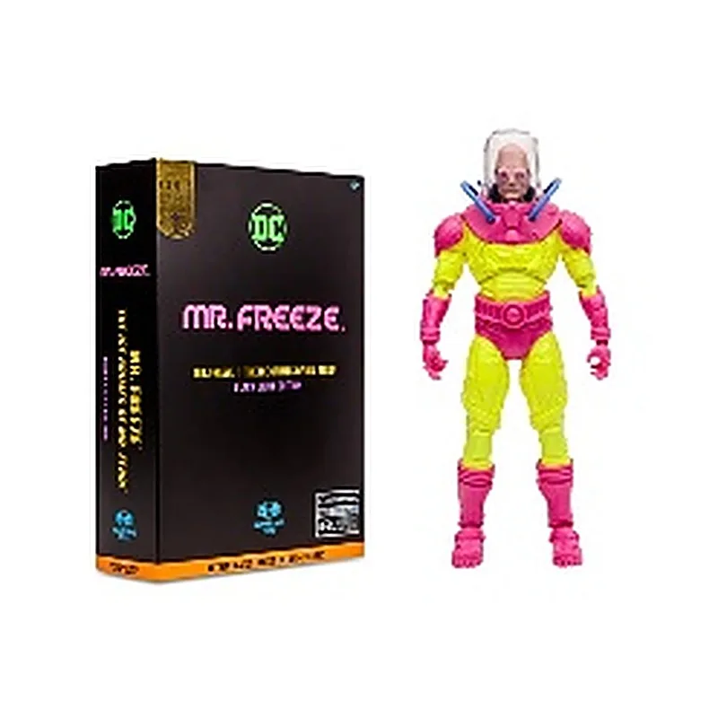 FIGURA DC MULTIVERSE 18 CMS MR FREEZE BLACK LIGHT GOLD LABEL DE MC FARLANE