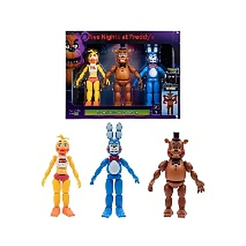 FIVE NIGHTS AT FREDDYS PACK X 3 FIGURAS