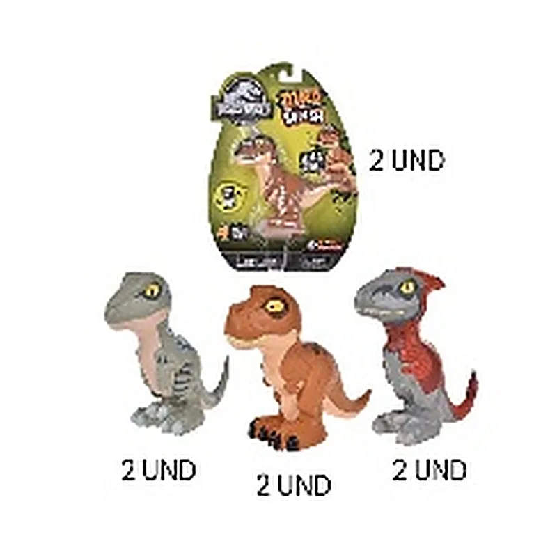JURASSIC WORLD DINOSAURIO SQUISH DE 13 CMS