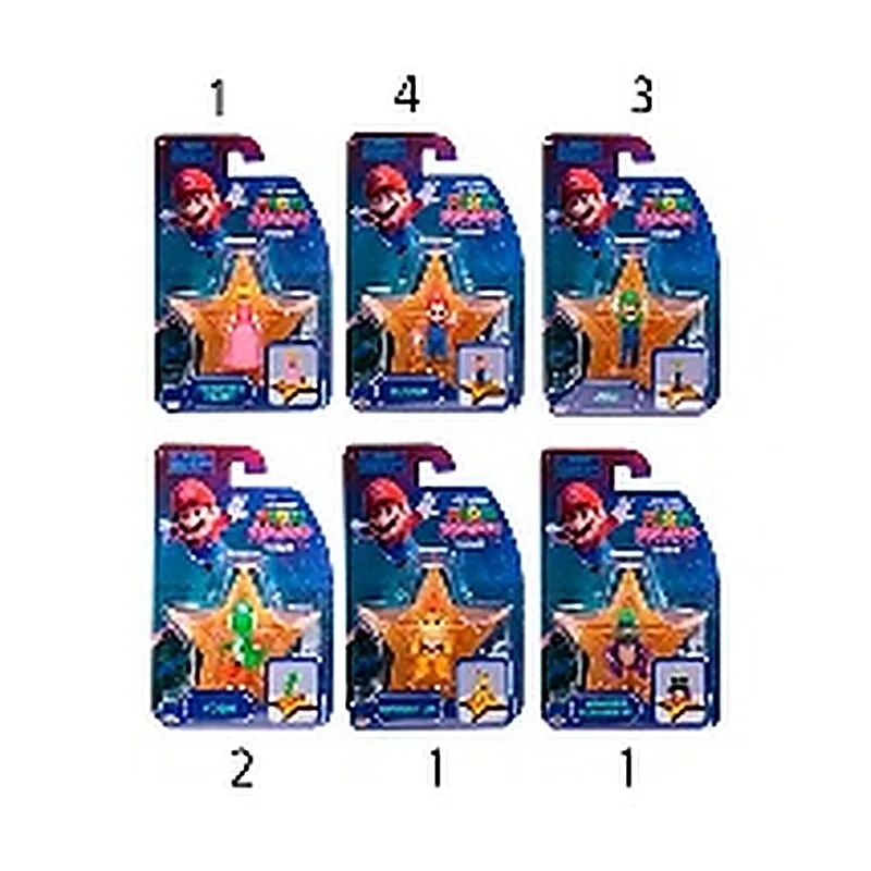 MARIO BROS MINI FIGURA 4 CM NINTENDO PELICULA