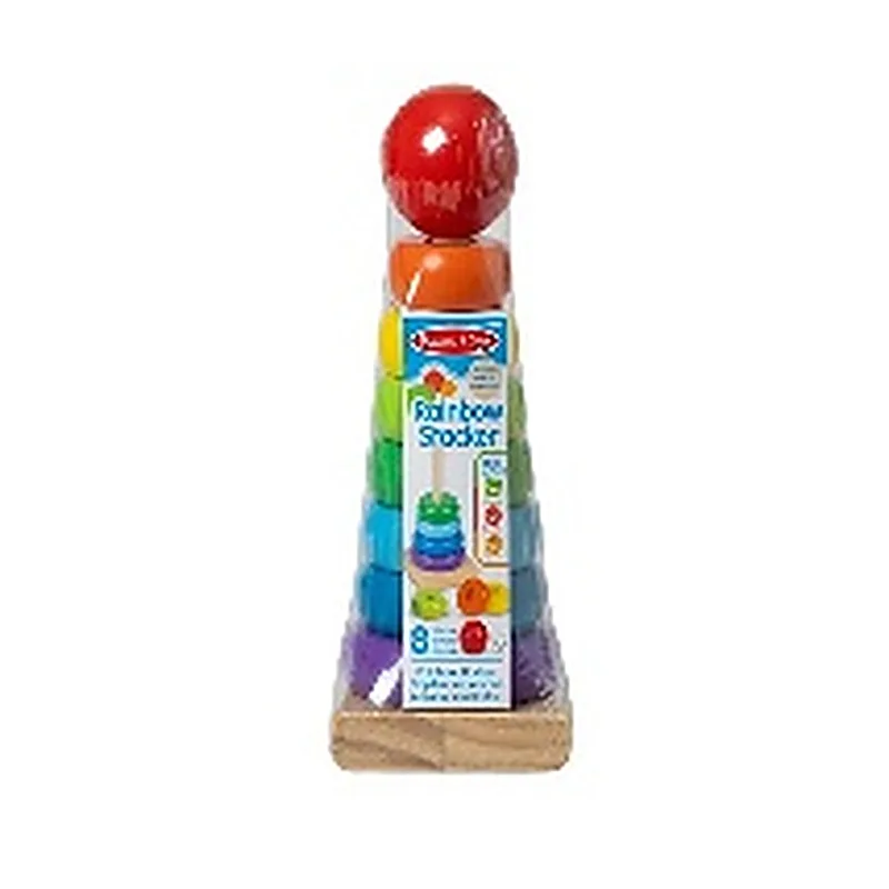 MELISSA AND DOUG APILADOR ARCOIRIS DE MADERA