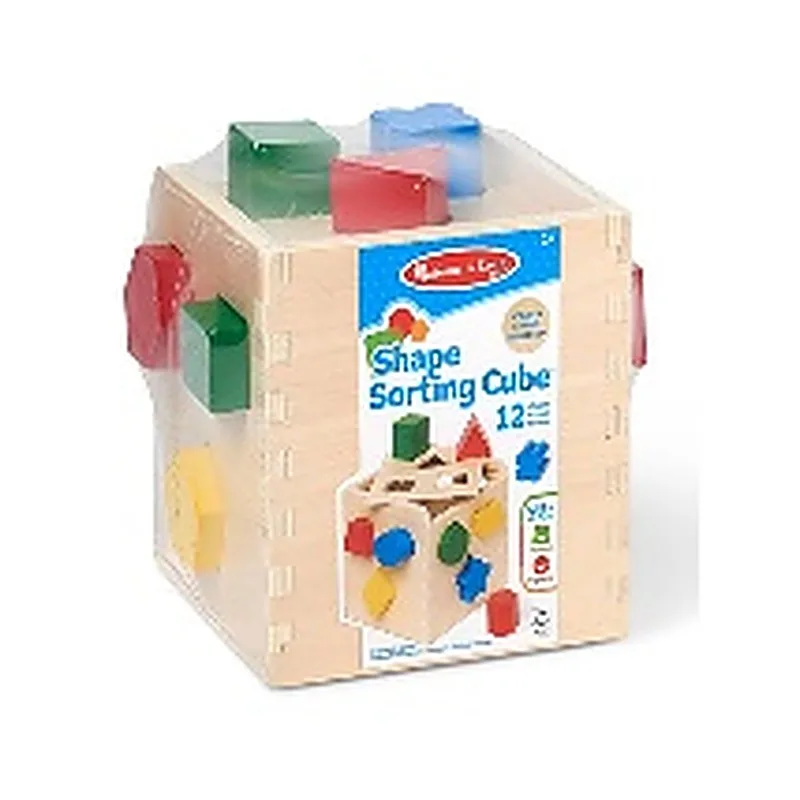MELISSA AND DOUG CUBO DE ENCAJE DE MADERA