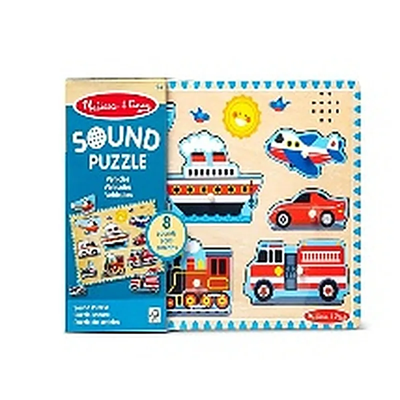 MELISSA AND DOUG PUZZLES DE VEHICULOS CON SONIDO