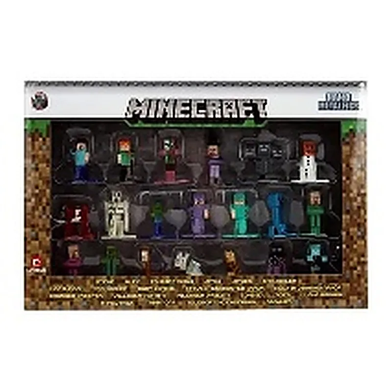MINECRAFT SET DE 20 FIGURAS DE METAL 1.65" B