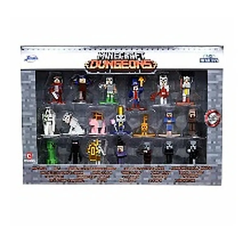 MINECRAFT SET DE 20 FIGURAS DE METAL 1.65" C