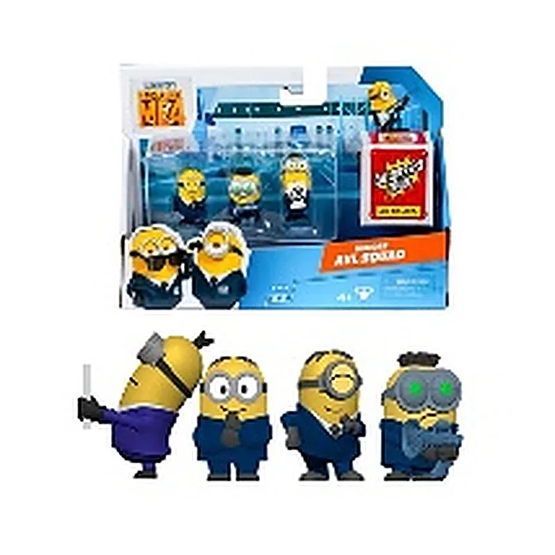 MINIONS PACK 4 FIGURAS 5 CMS MI VILLANO FAVORITO