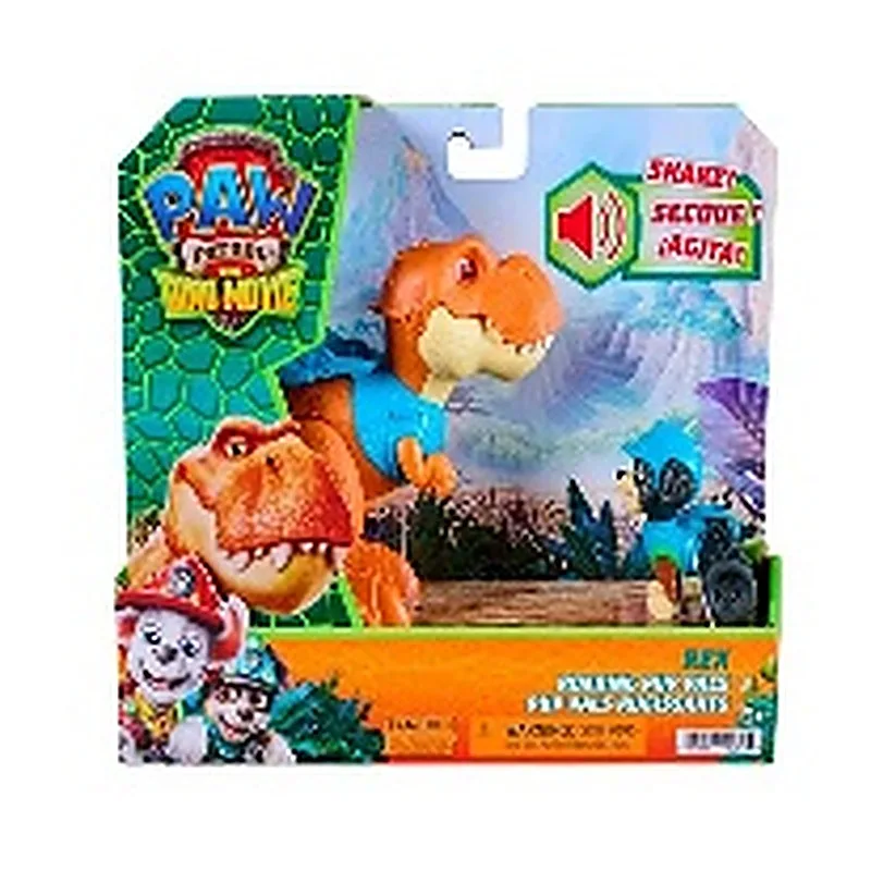 PAW PATROL PACK X 2 FIGURAS ROARING PUP PALS REX PELICULA