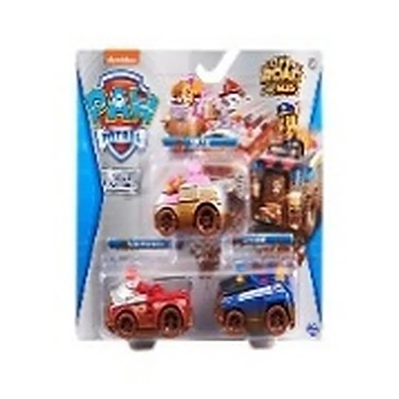 PAW PATROL TRUE METAL SET DE 3 PZAS A PRESIÓN