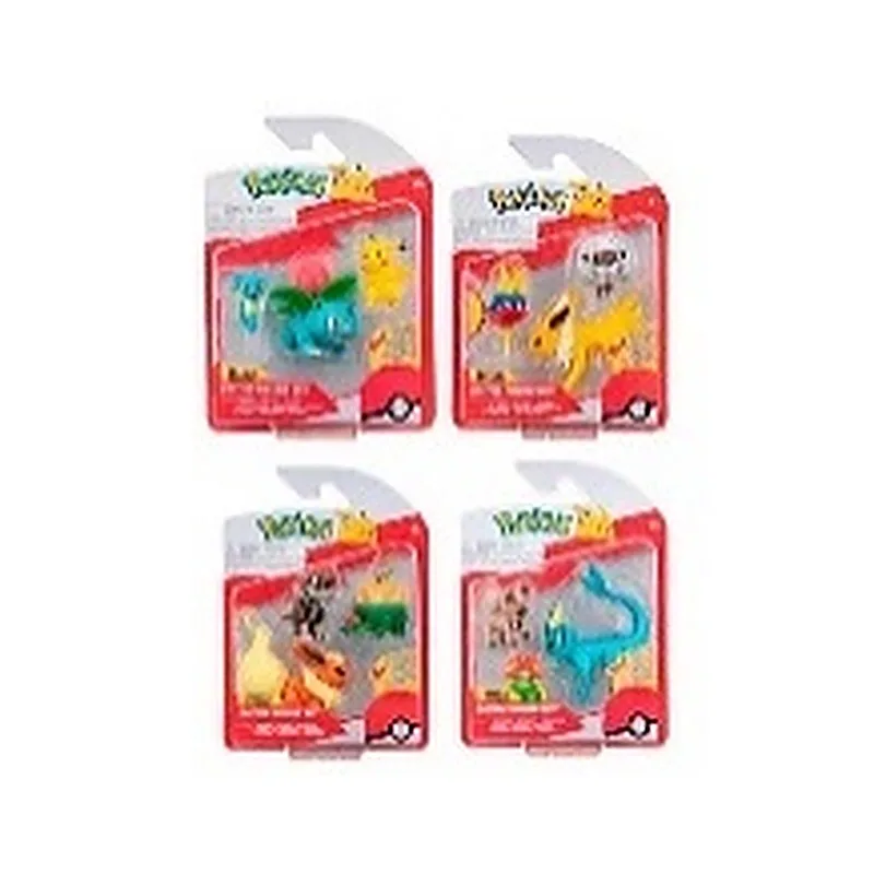 POKEMON FIGURAS PACK X 3  - 6 CM