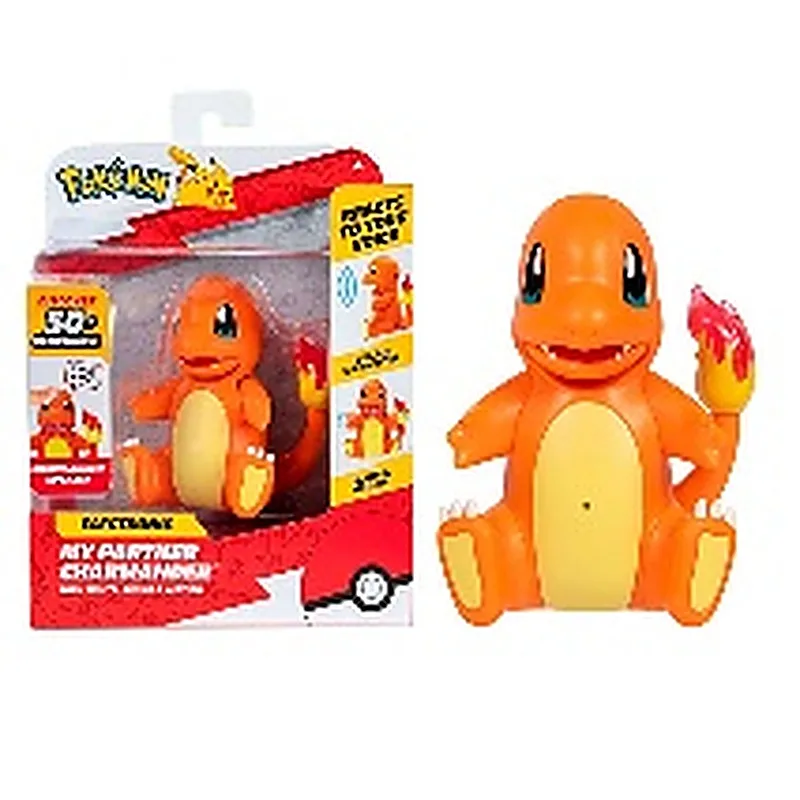 POKEMON PELUCHE 25CM CHARMANDER CON LUCES Y SONIDO