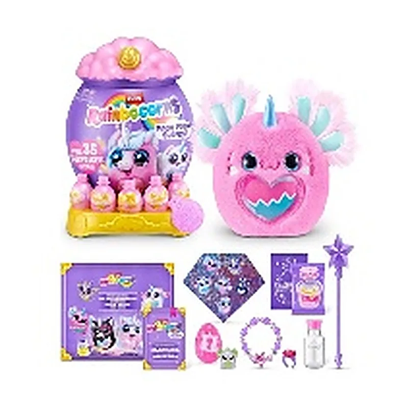 RAINBOCORNS BOTELLA MAGICA PELUCHE SORPRESA