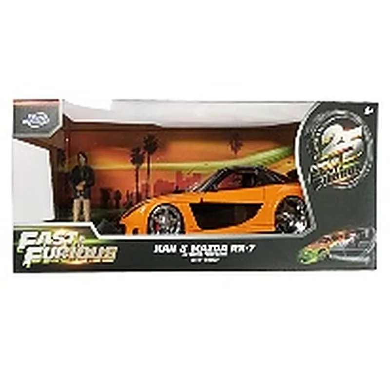 RAPIDOS Y FURIOSOS DIECAST DODGE CHARGER F1 1970 ESCALA 1:24 CON FIGURA
