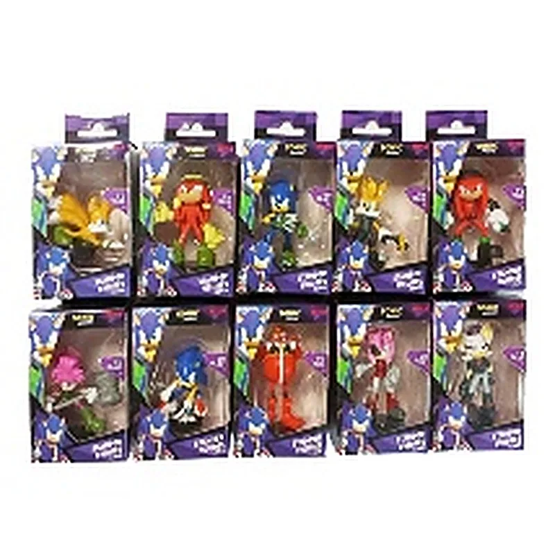 SONIC FIGURA TIMBRE DE 7 CMS