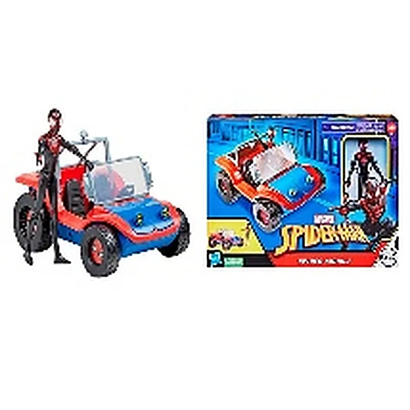 SPIDERMAN PETER PARKEDCAR AND MILES MORALES