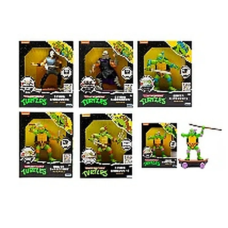 TORTUGAS NINJA CUADRIPATINETA PULL-BACK CON 1 FIGURA CON ACCESORIO MOVIL